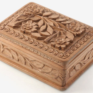 Walnut flower Wood Box