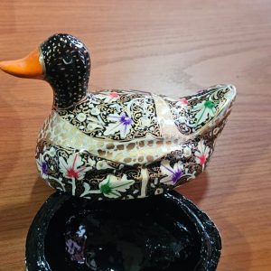 HAND MADE PAPIER MACHE  DUCK 4 Inches